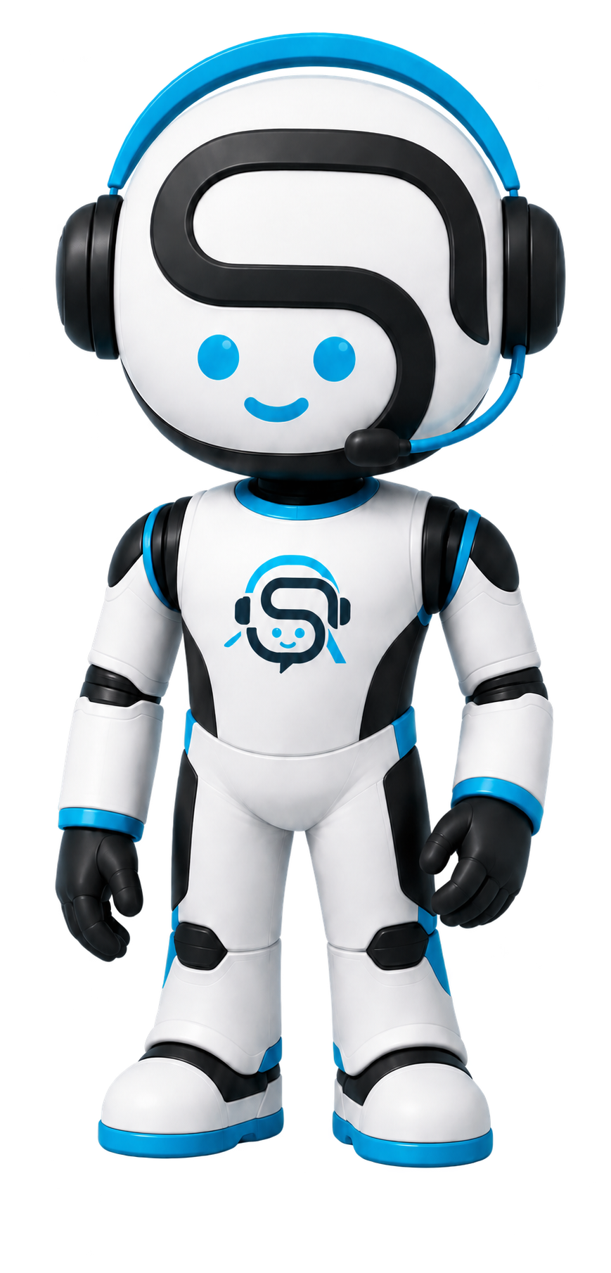 Mascote oficial da SCAR IA com símbolo correto no peito